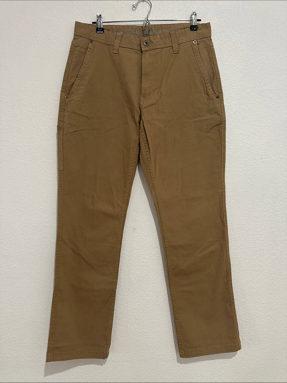 Men's EDDIE BAUER Casual Relaxed  Flex Khaki Chino Pants, size 32 x 32